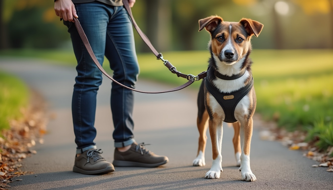 Double attache : la sécurité pour un chien peureux