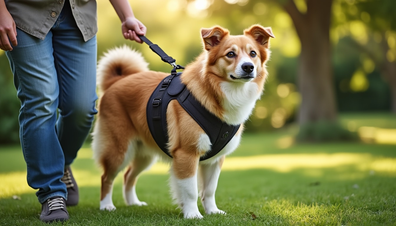 Harnais de portage et de manutention : pour chien blessé ou âgé