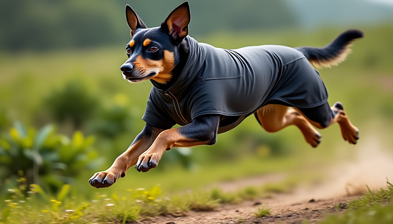 Manteau pour chien de sport : légèreté et liberté de mouvement