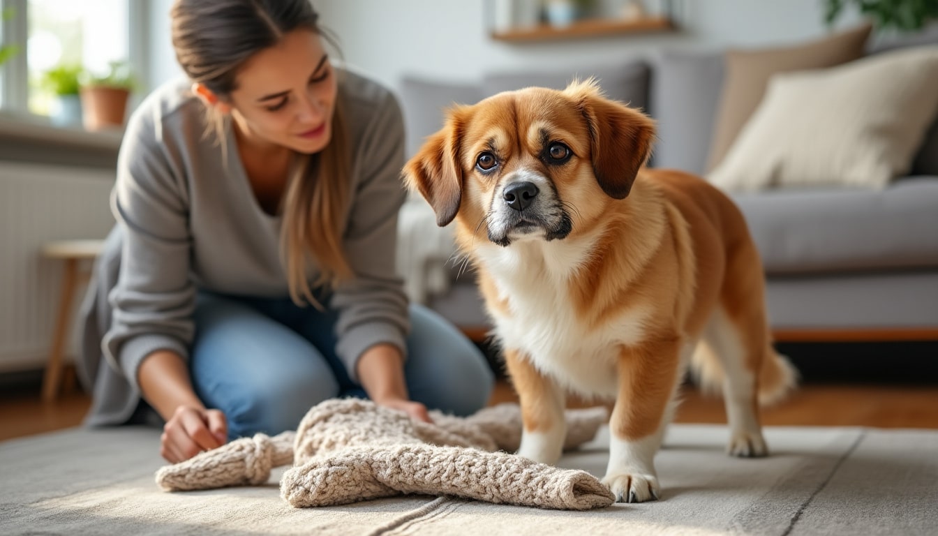 Chien qui refuse de porter un vêtement : que faire
