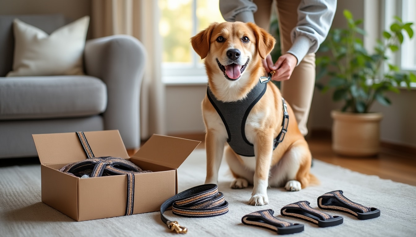 Offrir un accessoire pour chien : les repères de taille