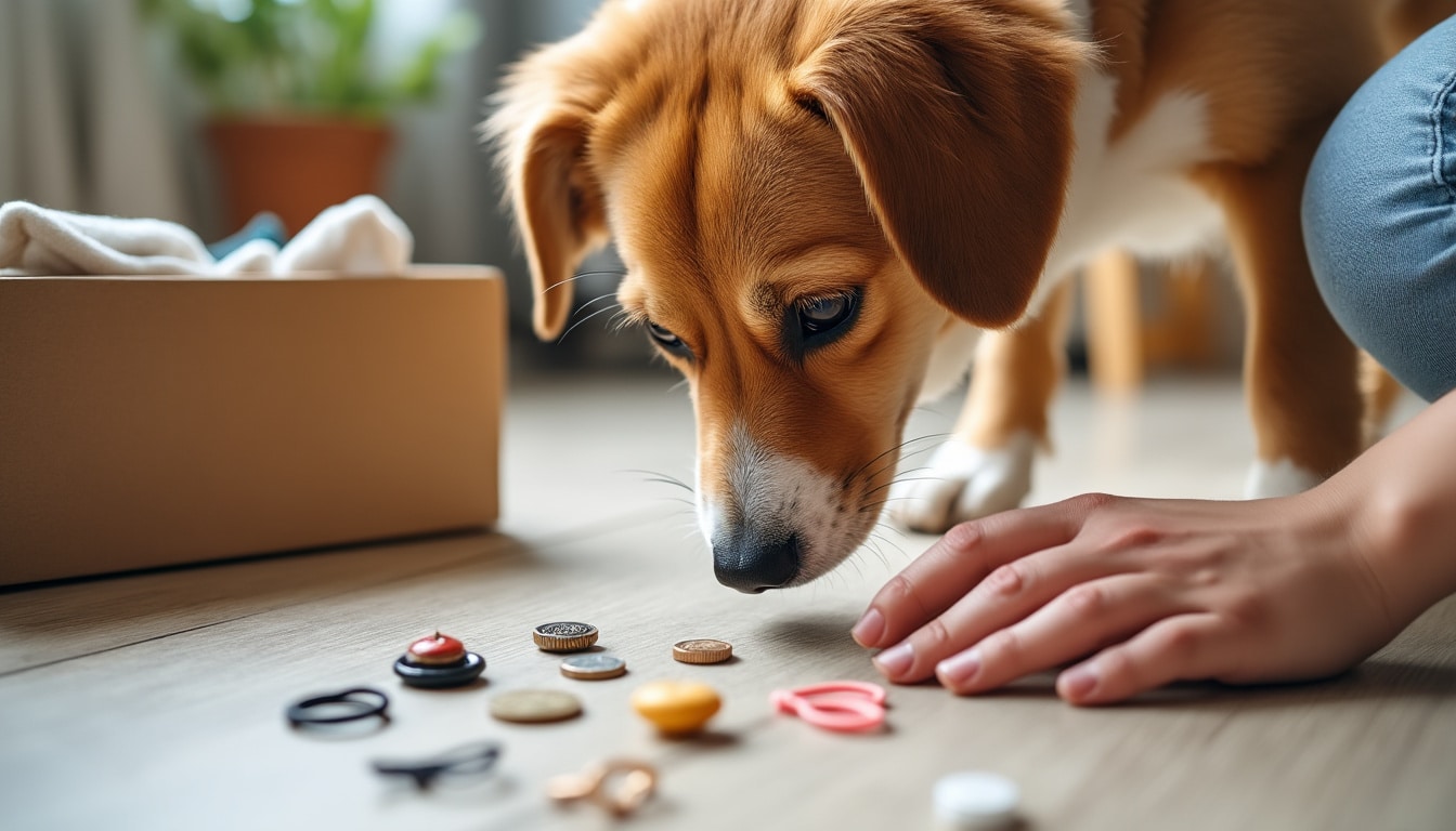 Sécurité des petits accessoires : ce qu&rsquo;un chien peut avaler